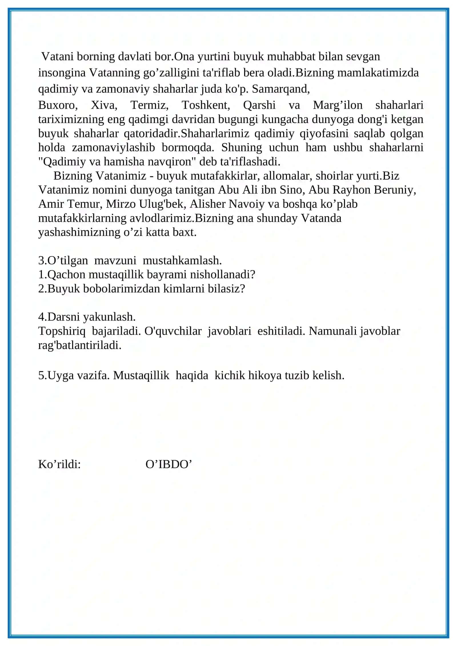 ODOBNOMA 1-sinf 2