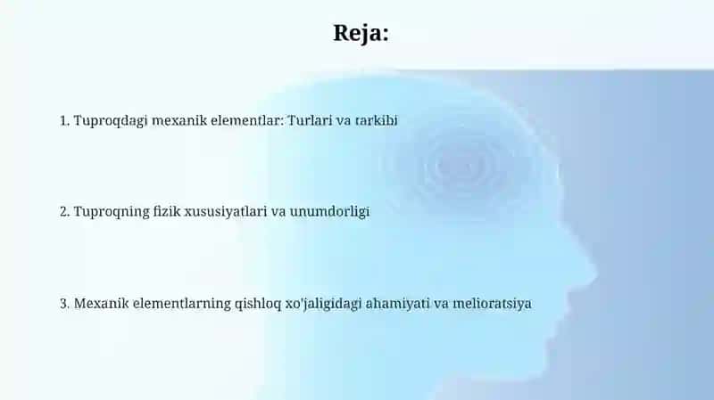 Tuproqdagi Mexanik Elementlar 2