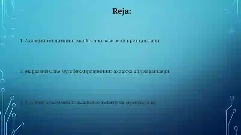 Ilk o'rta asrlarda Markaziy Osiyoda ma'naviy tarbiya masalalari 2