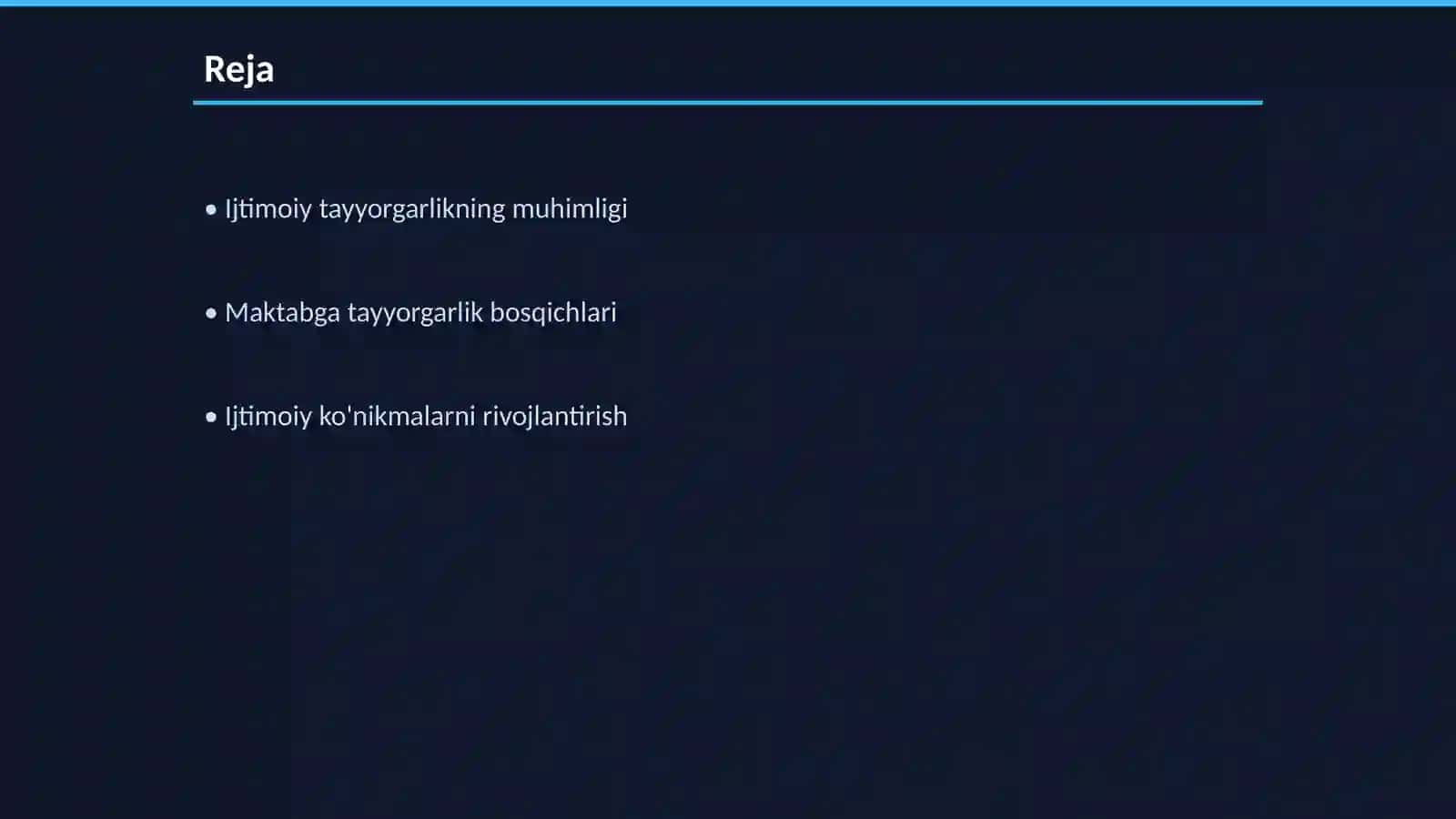 Maktabga ijtimoiy tayyorgarlik 2