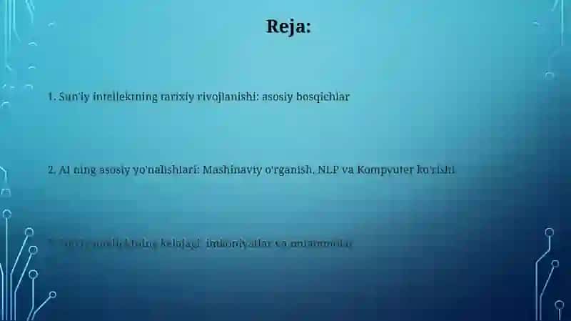 Suniy inteliktni rivojlanish tarixi 2