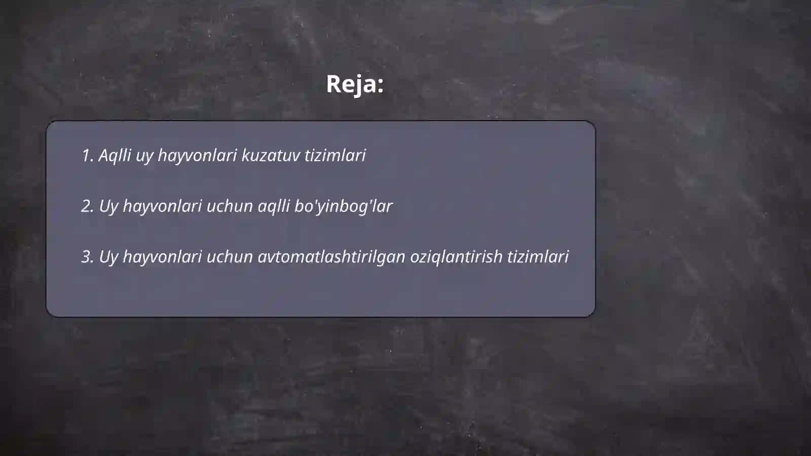 Pet texnologiyalari 2