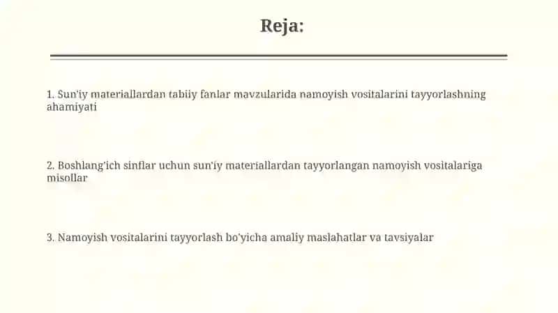 Tabiiy fanlarda sun'iy materiallardan ko'rgazmali qurollar 2