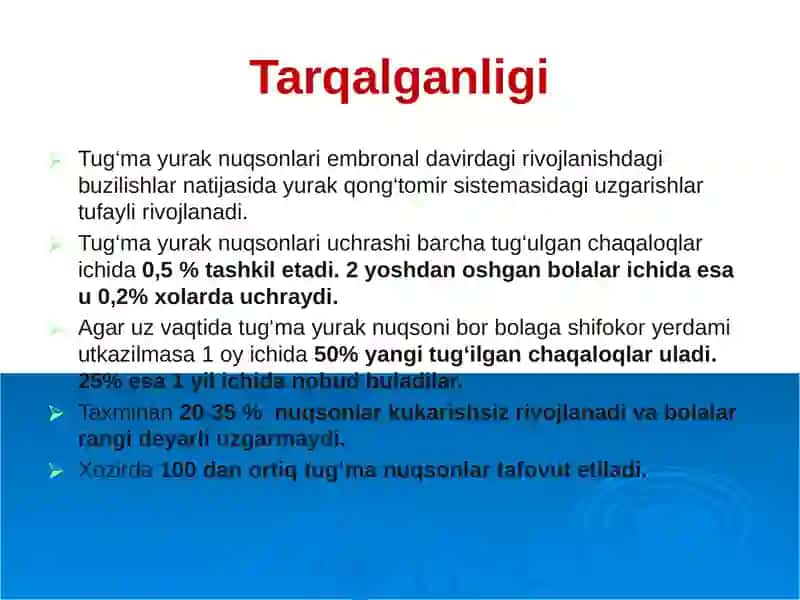 Tug‘mayurak nuqsonlari 2
