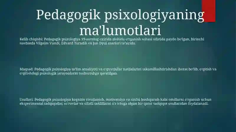 Pedagogik Psixologiya Metodlari 2