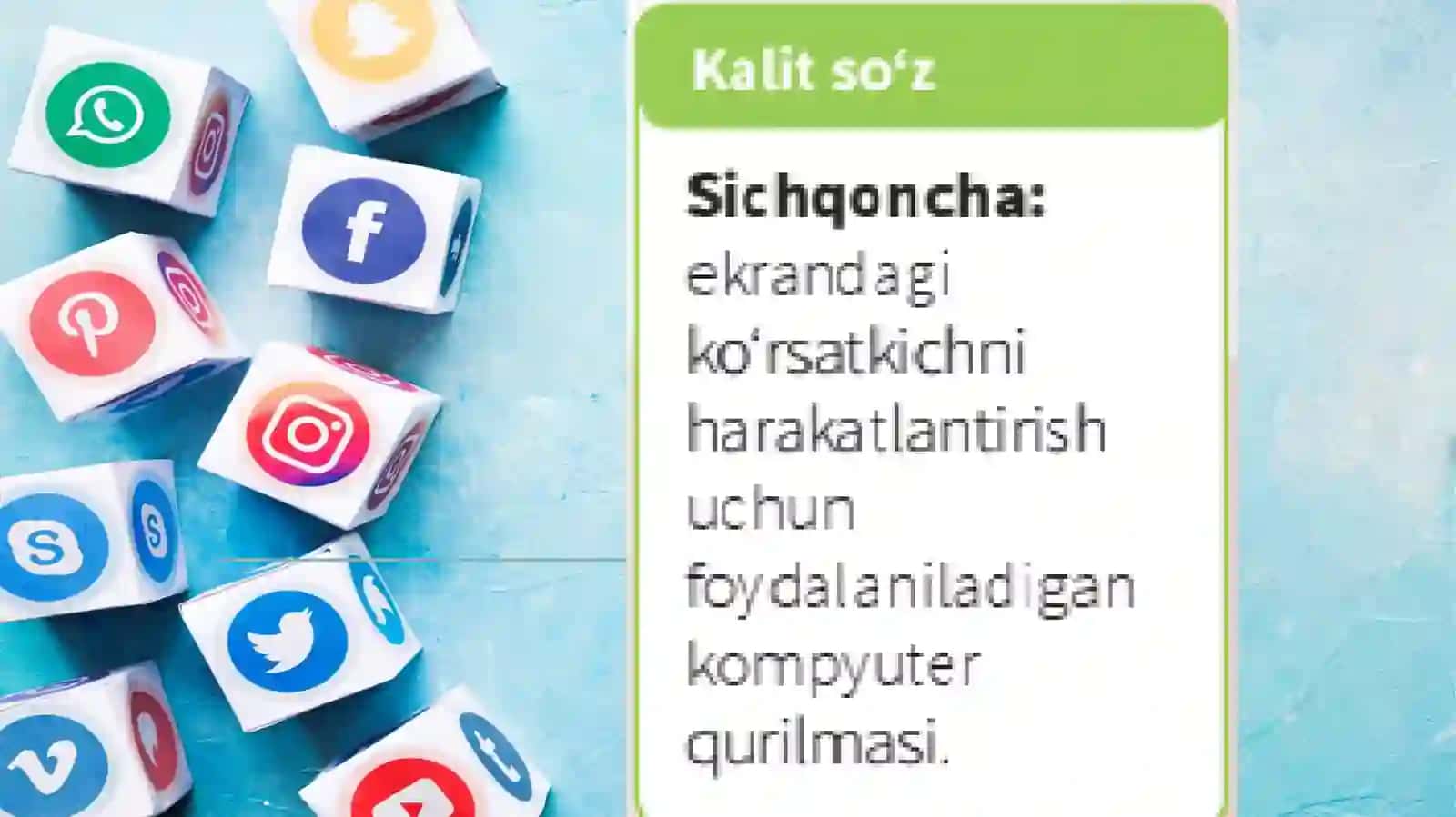 SICHQONCHADAN VA KLAVIATURADAN FOYDALANISH 2