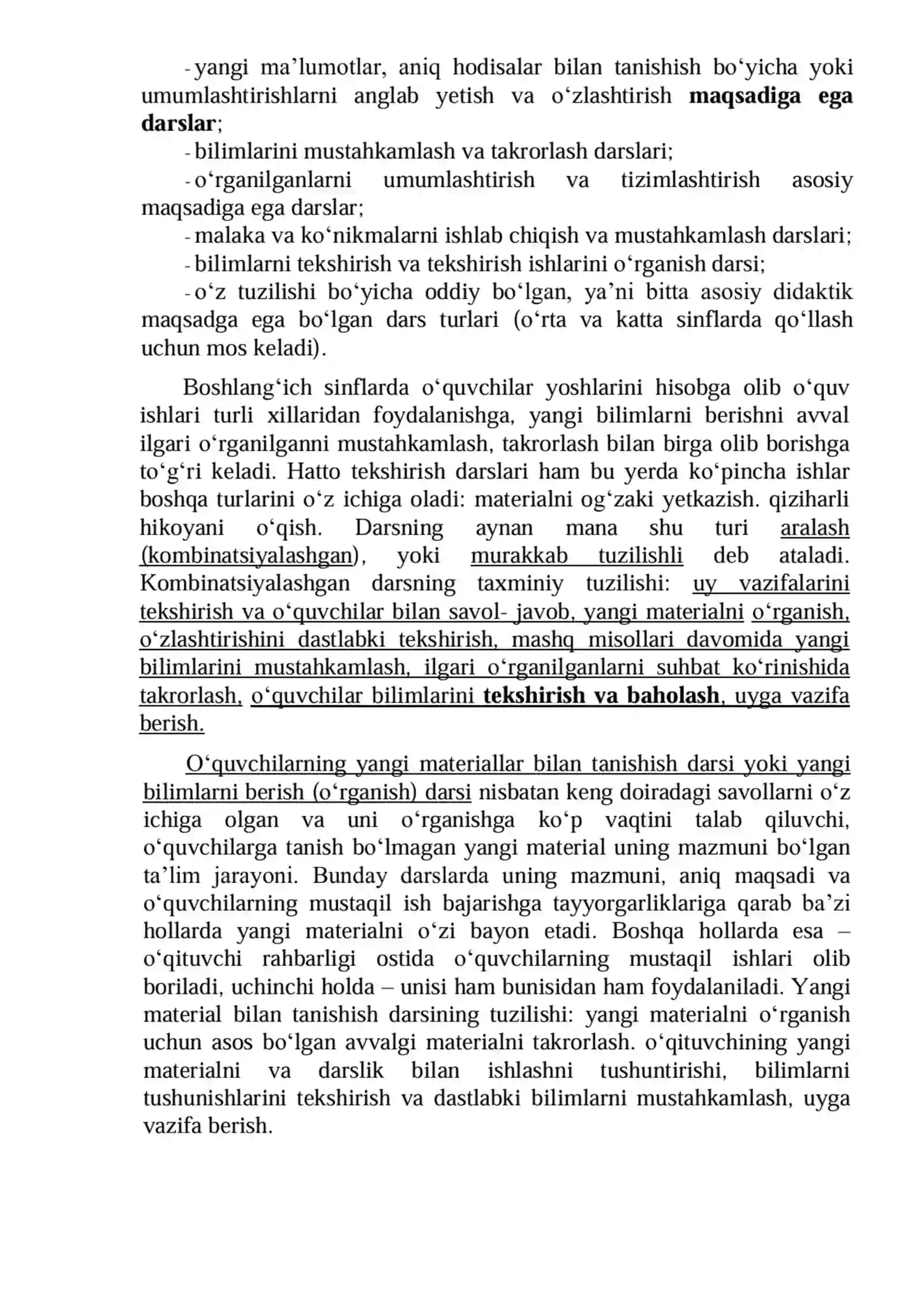 5-Ma‘ruza: O‘quv va darsdan tashqari mashg‘ulotlarni tashkil etish va o‘tkazish metodikasi 2