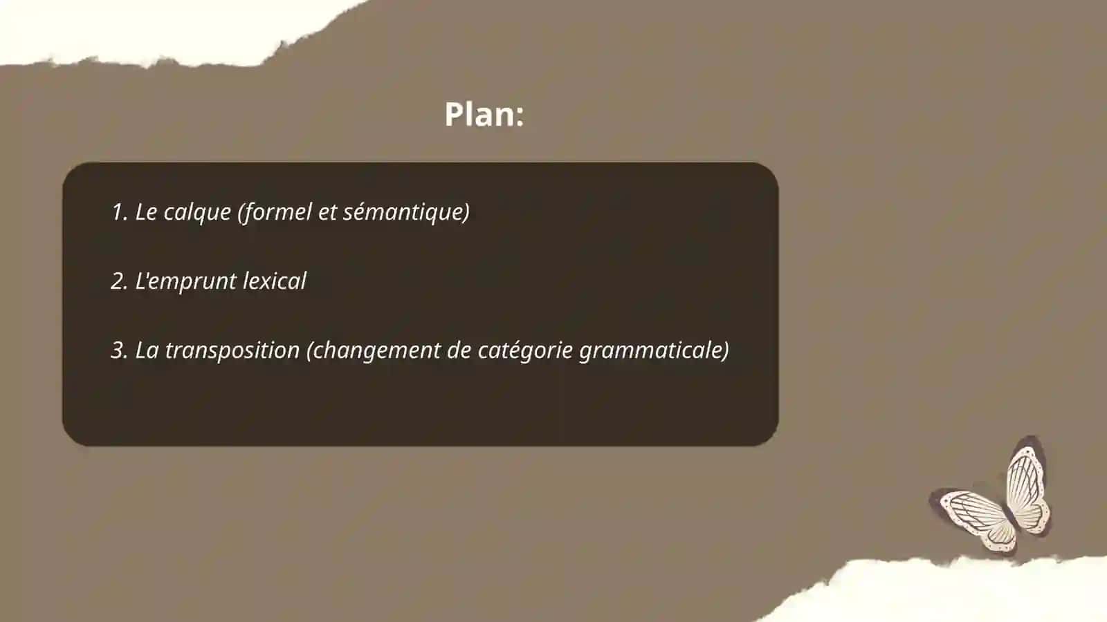 Les procédés de traduction 2
