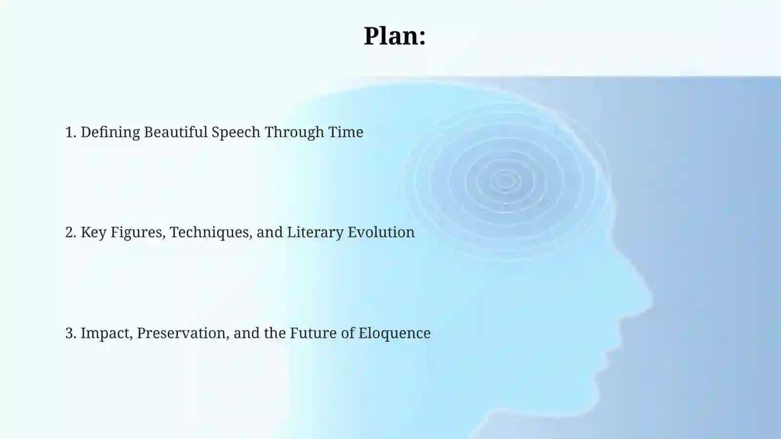 Forms of beautiful speech or different periods 2