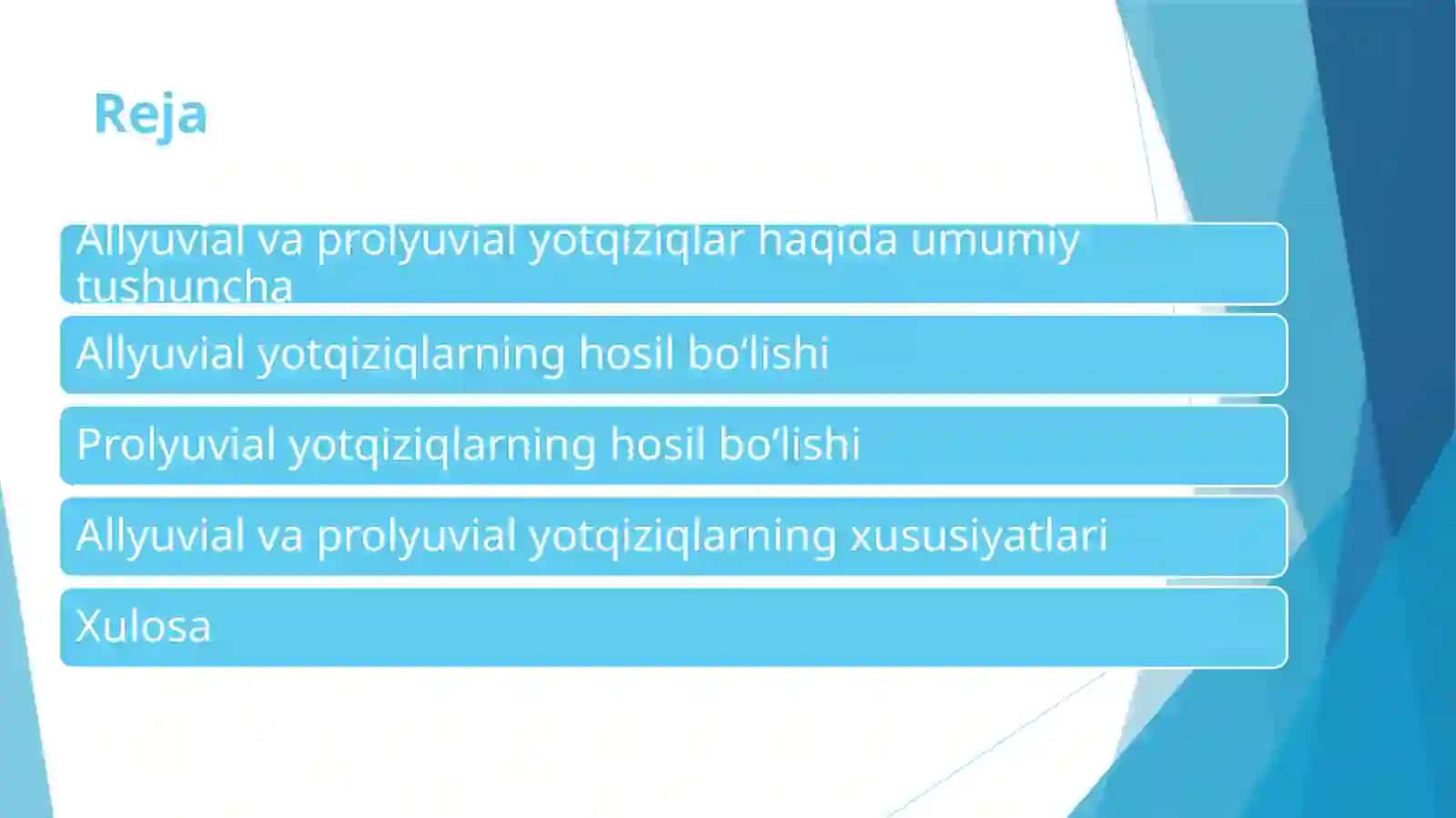 Allyuvial va prolyuvial yotqiziqar 2