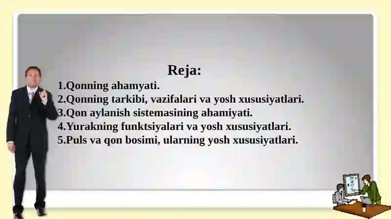 Qon va qon aylanish tizimining  yosh  xususiyatlari va gigiyenasi 2