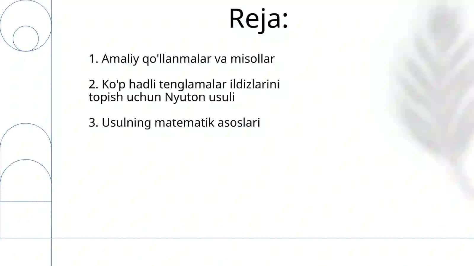 Karrali ildizlar uchun Nyuton metodi 2