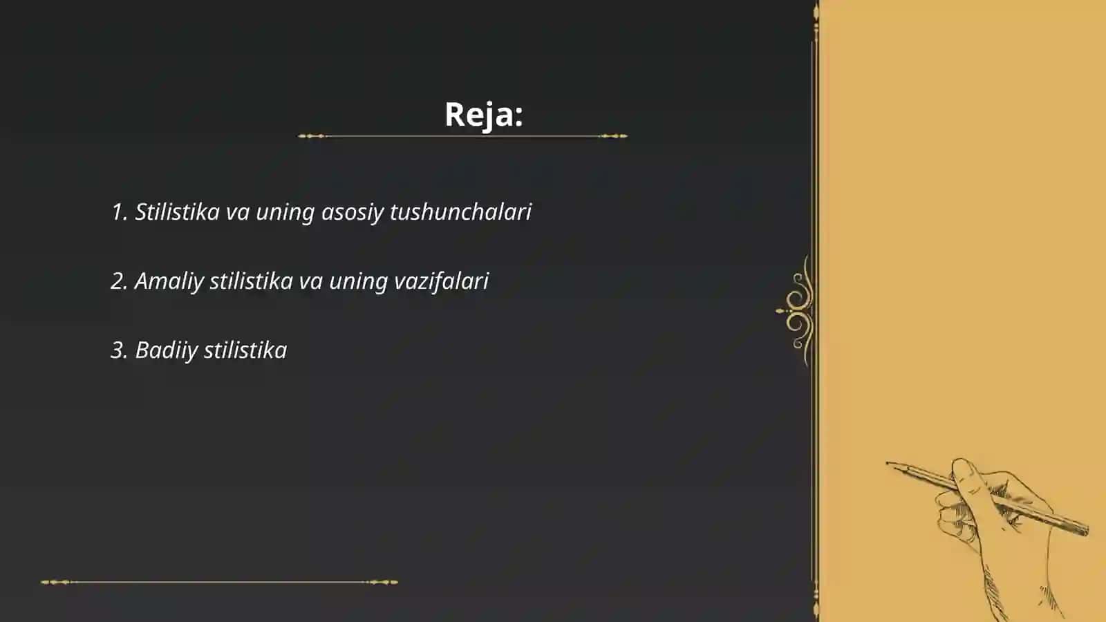 Stilistika va uning asosiy tushunchalari 2