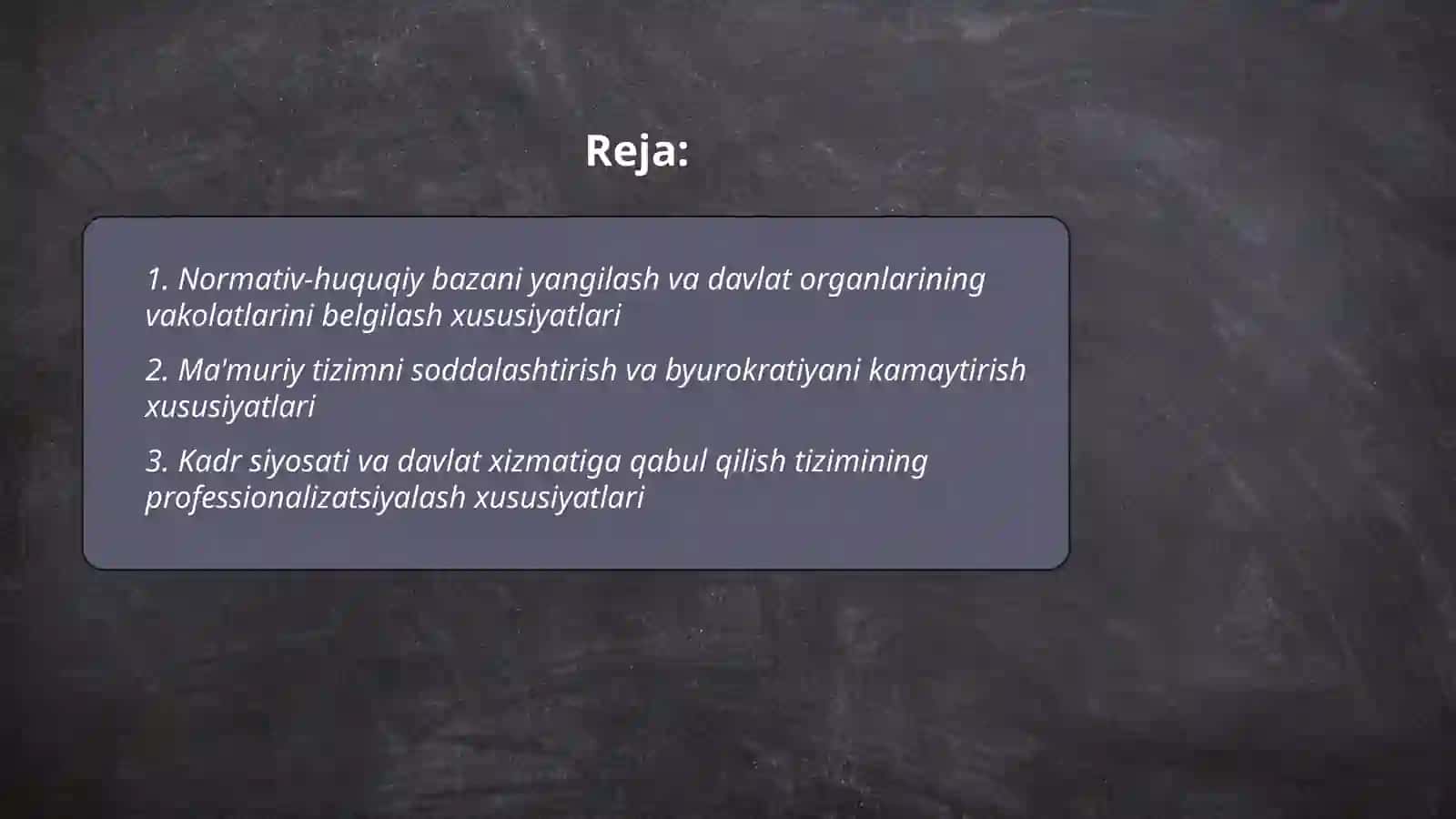 Mustaqillik yillarida davlat boshqaruv tizimida amalga oshirilgan islohotlarning xususiyatlari 2