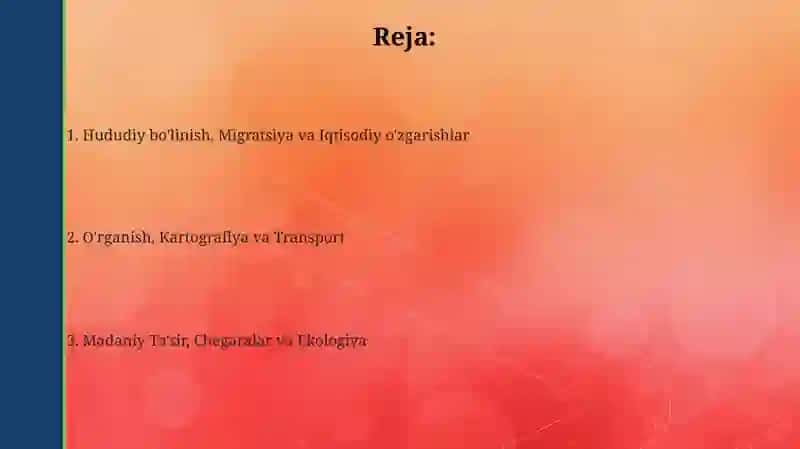 Chor Rossiya davrida Markaziy Osiyo tarixiy geografiyasi 2