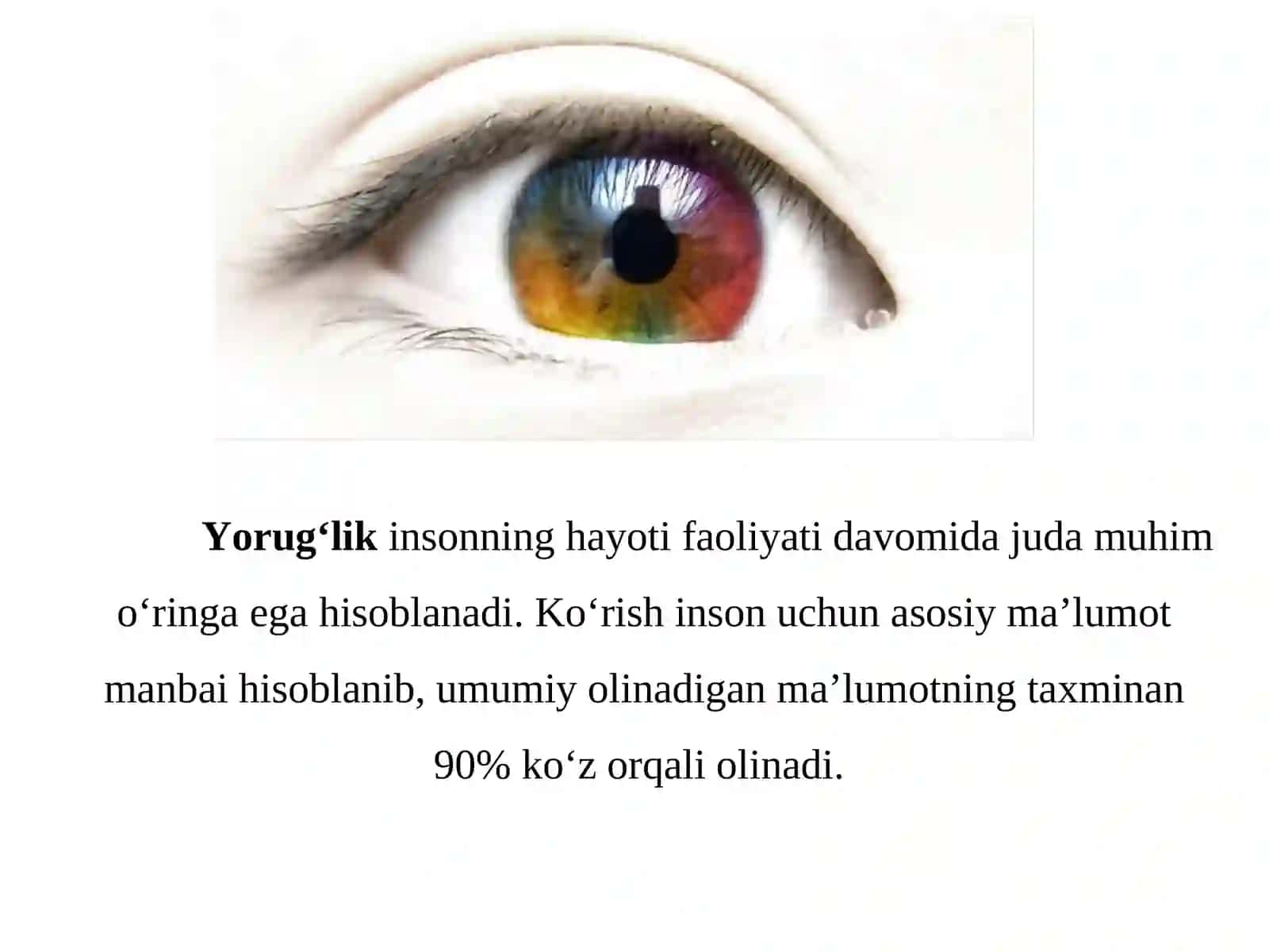 Ishlab chiqarishda yoritish va uni me’yorlari 2