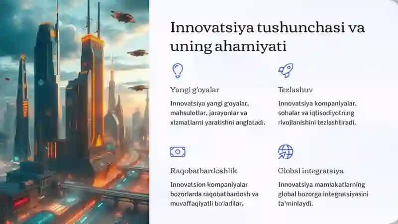 Innovatsiya tushunchasi va uning ahamiyati 2