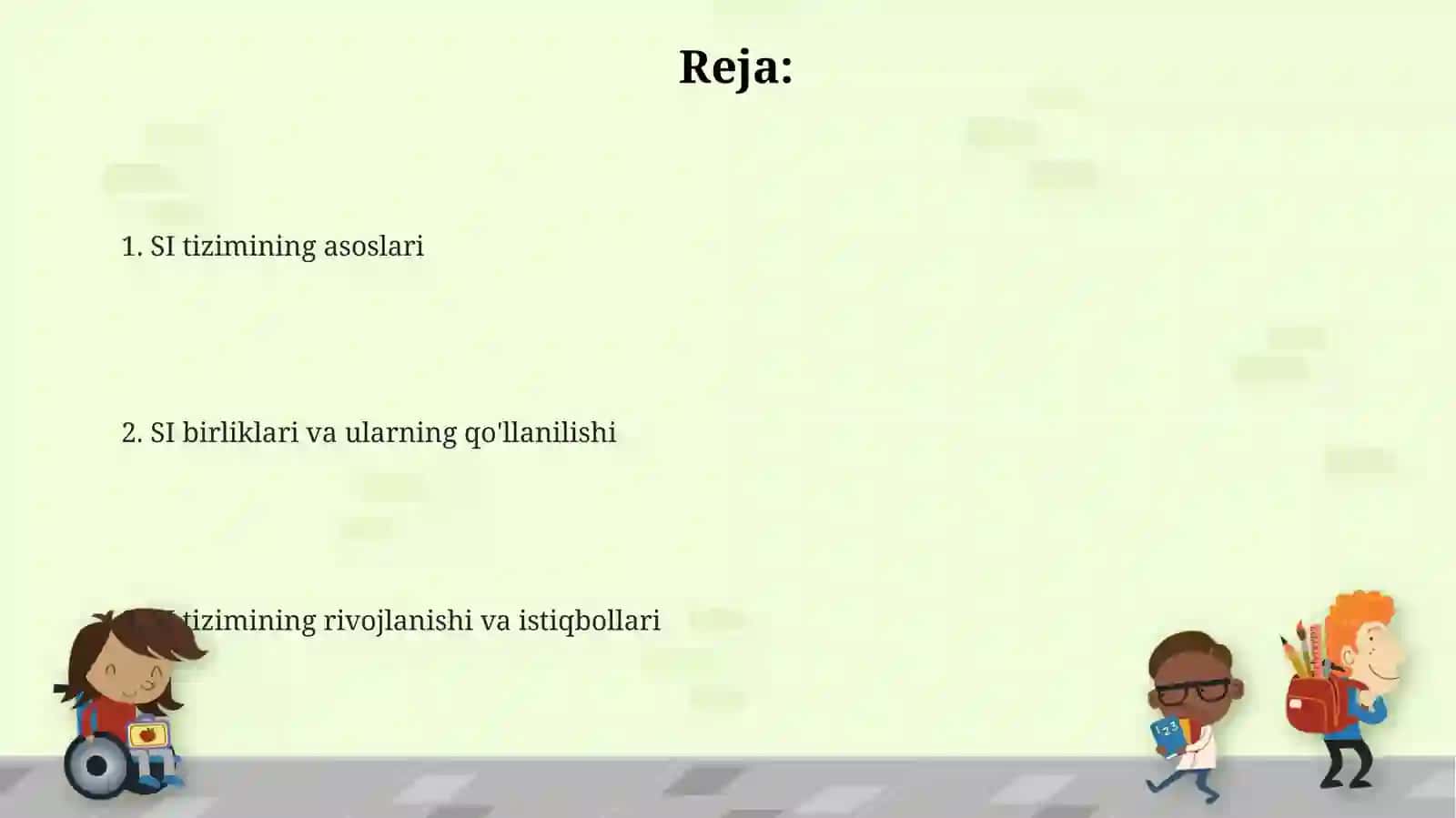 Xalqaro birliklar sistemasi 2