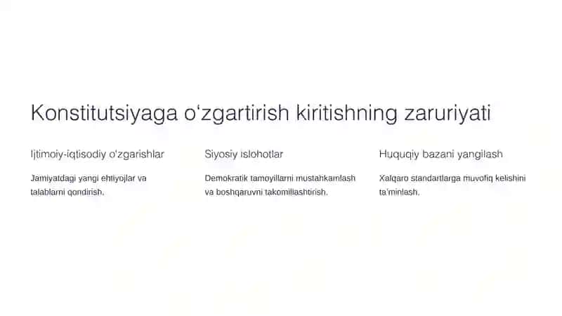 Konstitutsiyaga oʻzgartirish kiritish tartibi 2