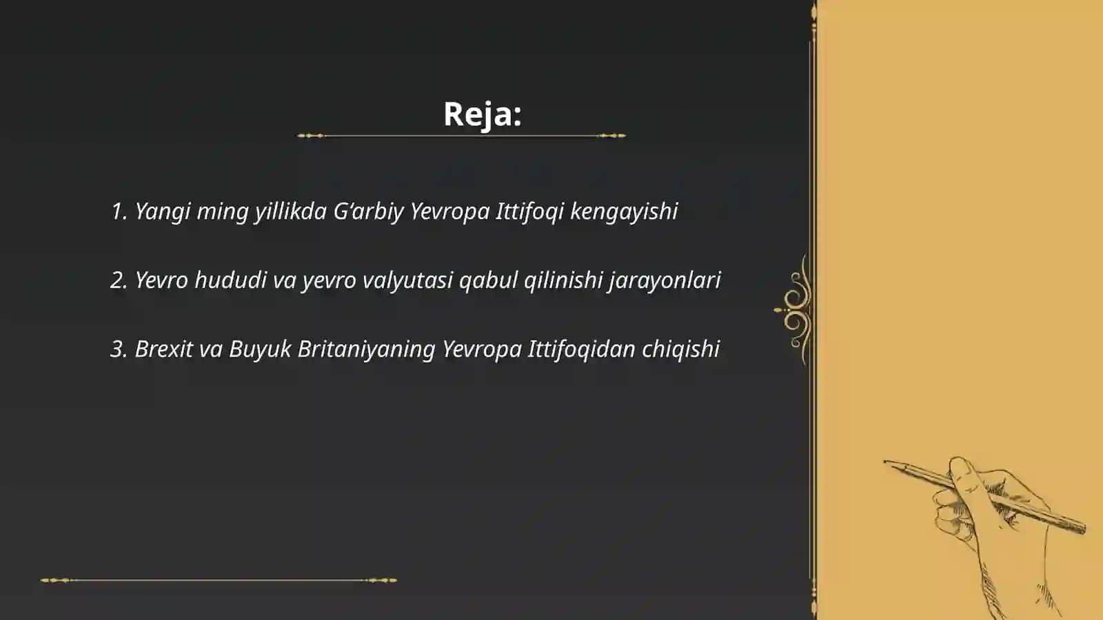 Yangi ming yillikda gʻarbiy Yevropadagi siyosiy jarayonlar 2