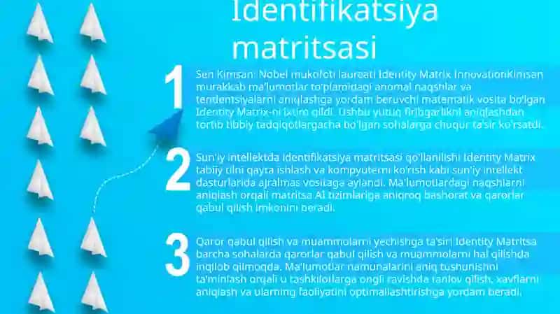 Identifikatsiya matritsasi 2