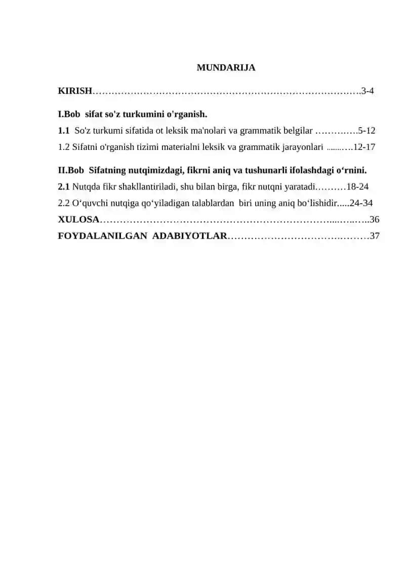 Sifat so'z turkumini o'rganish jarayonida o'quvchilar nutqini o'stirish 2