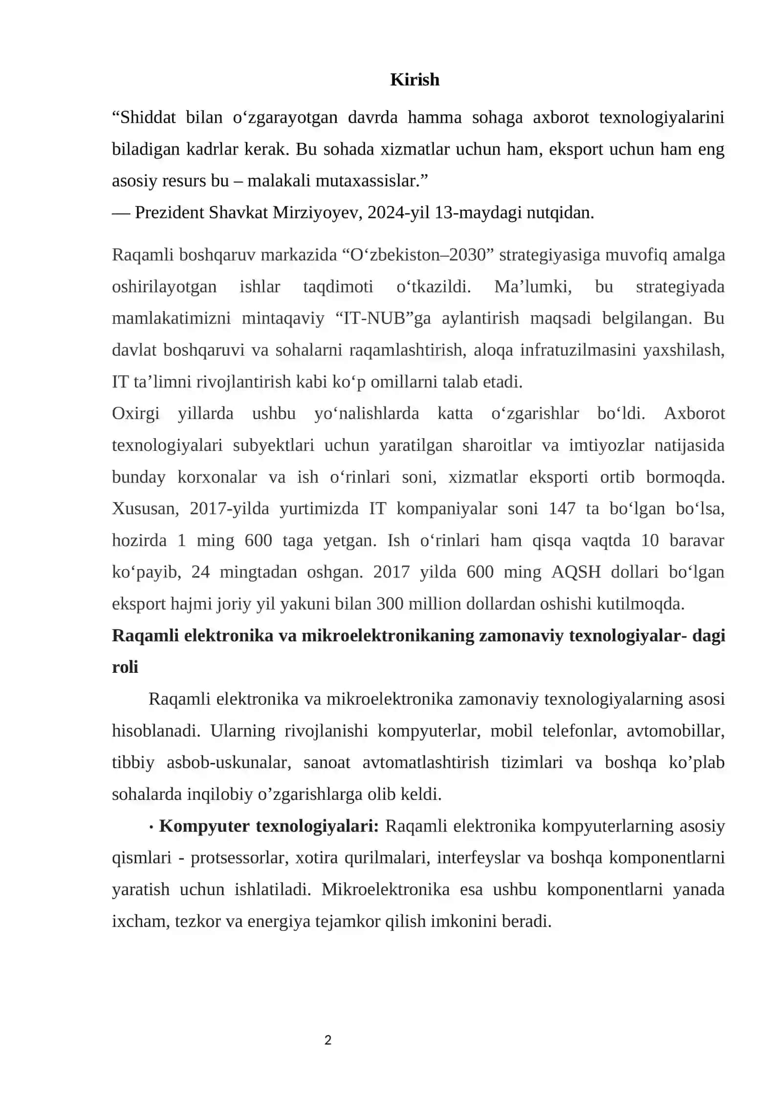 RAQAMLI SXEMALAR VA QURILMALARNI LOYIHALASH, MODELLASHTIRISH VA TAHLILLASH STANDARTLARI: IEEE754, ASII, UNICODE 2