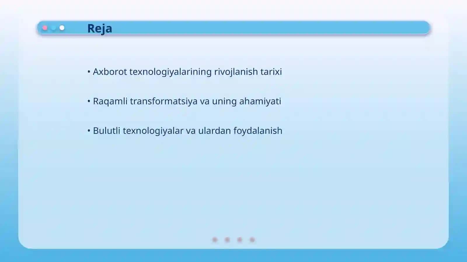 Axborot texnologiyalari 2