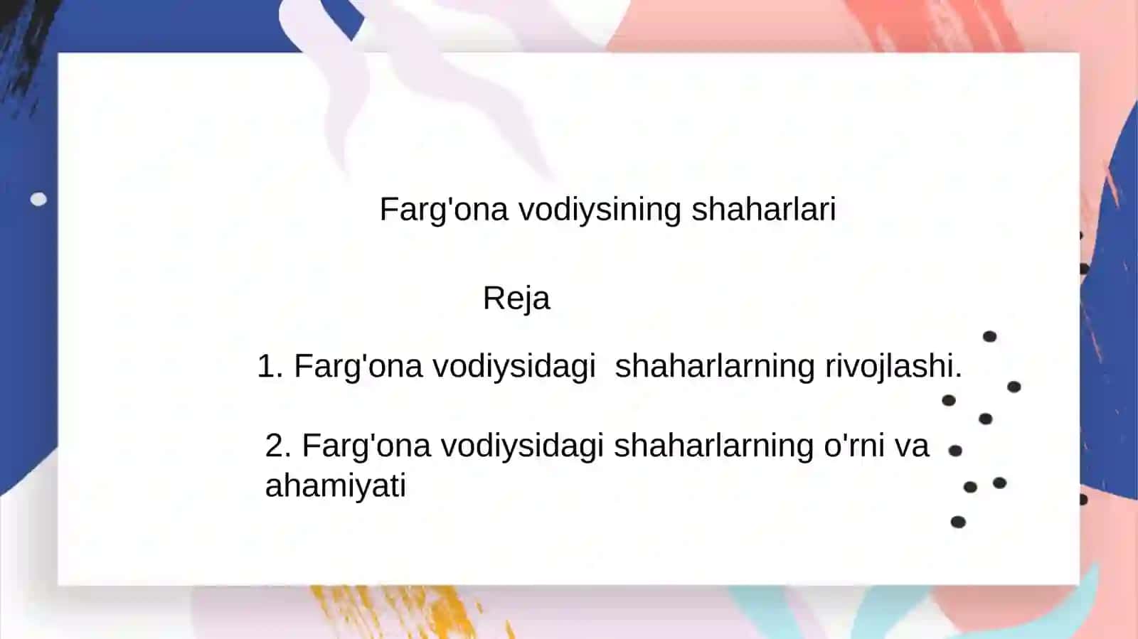 Fargʻona vodiysi va iqtisodiy bilim asoslari yo'nalishi 2