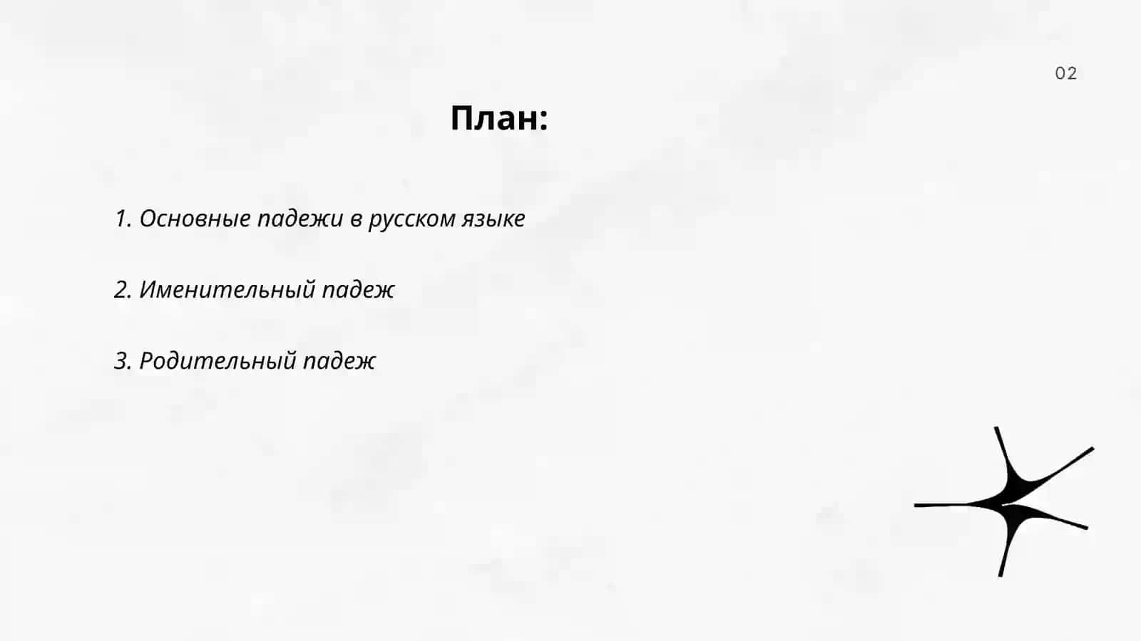 Склонение имён существительных 2