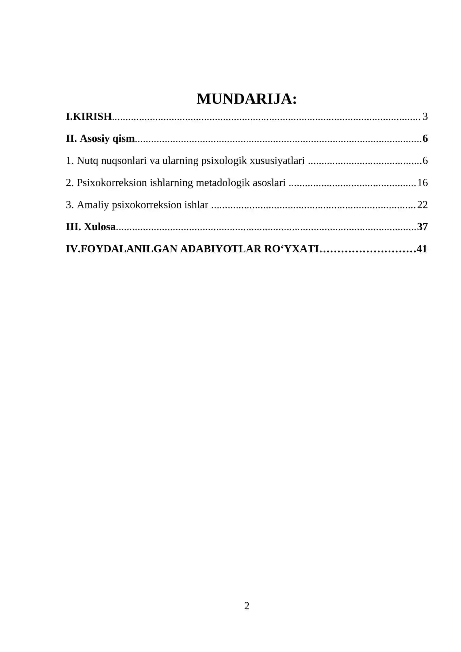Nutqida nuqsoni bo`lgan bolalar bilan psixokorreksion ishlarning metodologiyasi 2