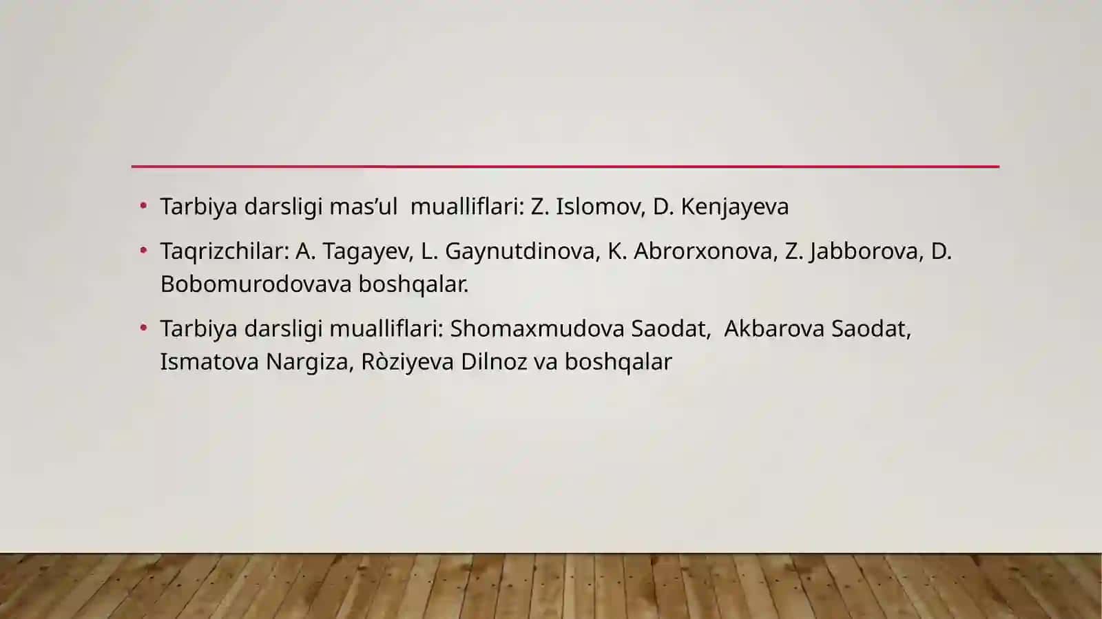 4-sinf tarbiya darsligini òrganish 2