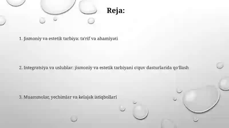 O'quvchilarning jismoniy va estetik tarbiyasi 2