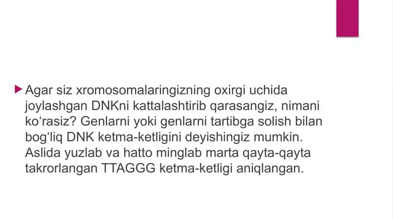 Telomerlar 2
