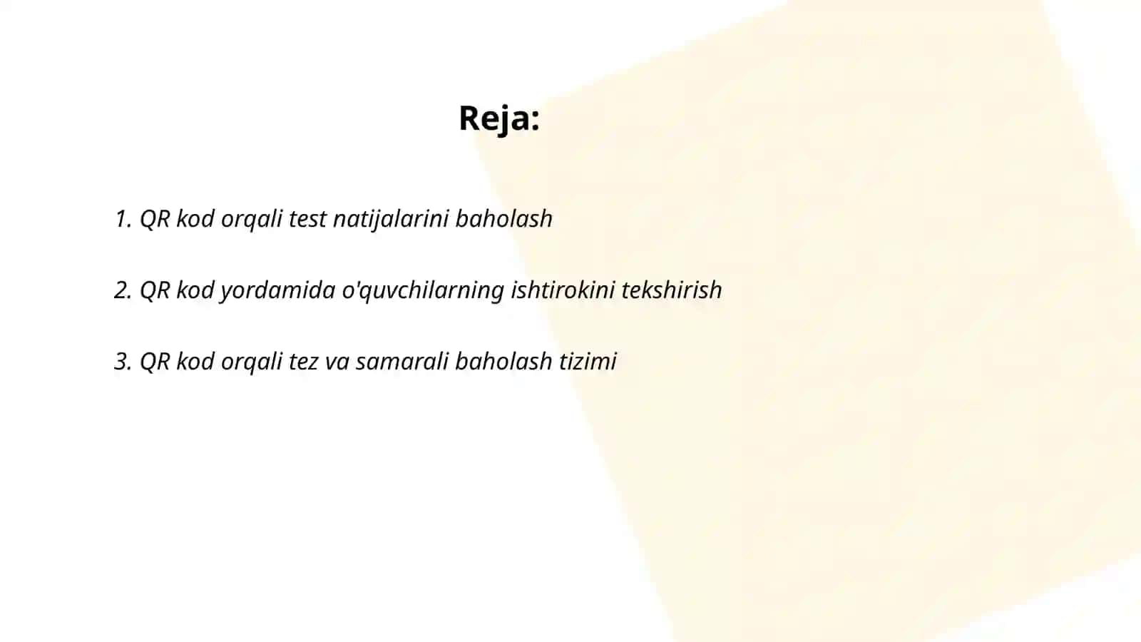 QR kod orqali test natijalarini baholash 2