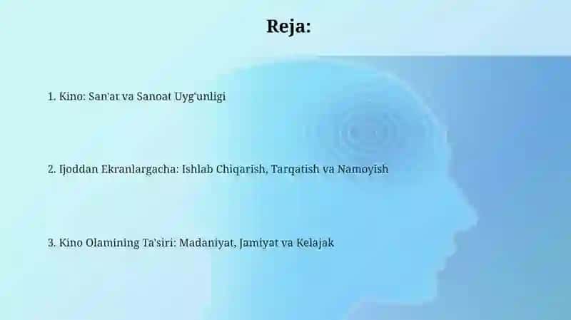Kino tarixi va rivojlanishi 2