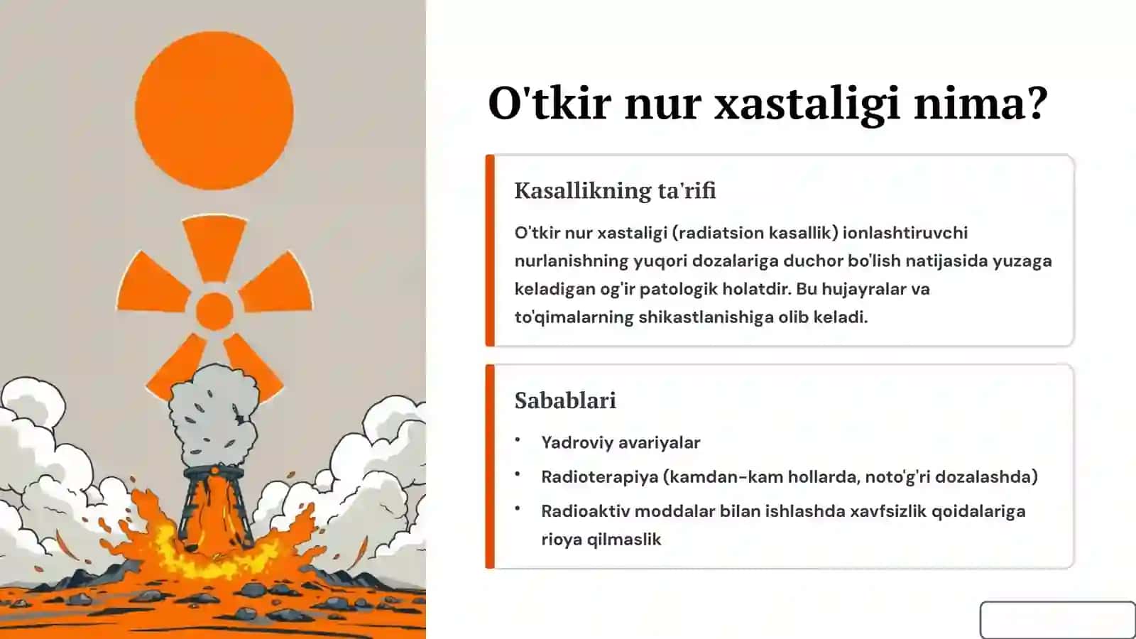 O'tkir nur xastaligini davolash: Zamonaviy yondashuvlar 2