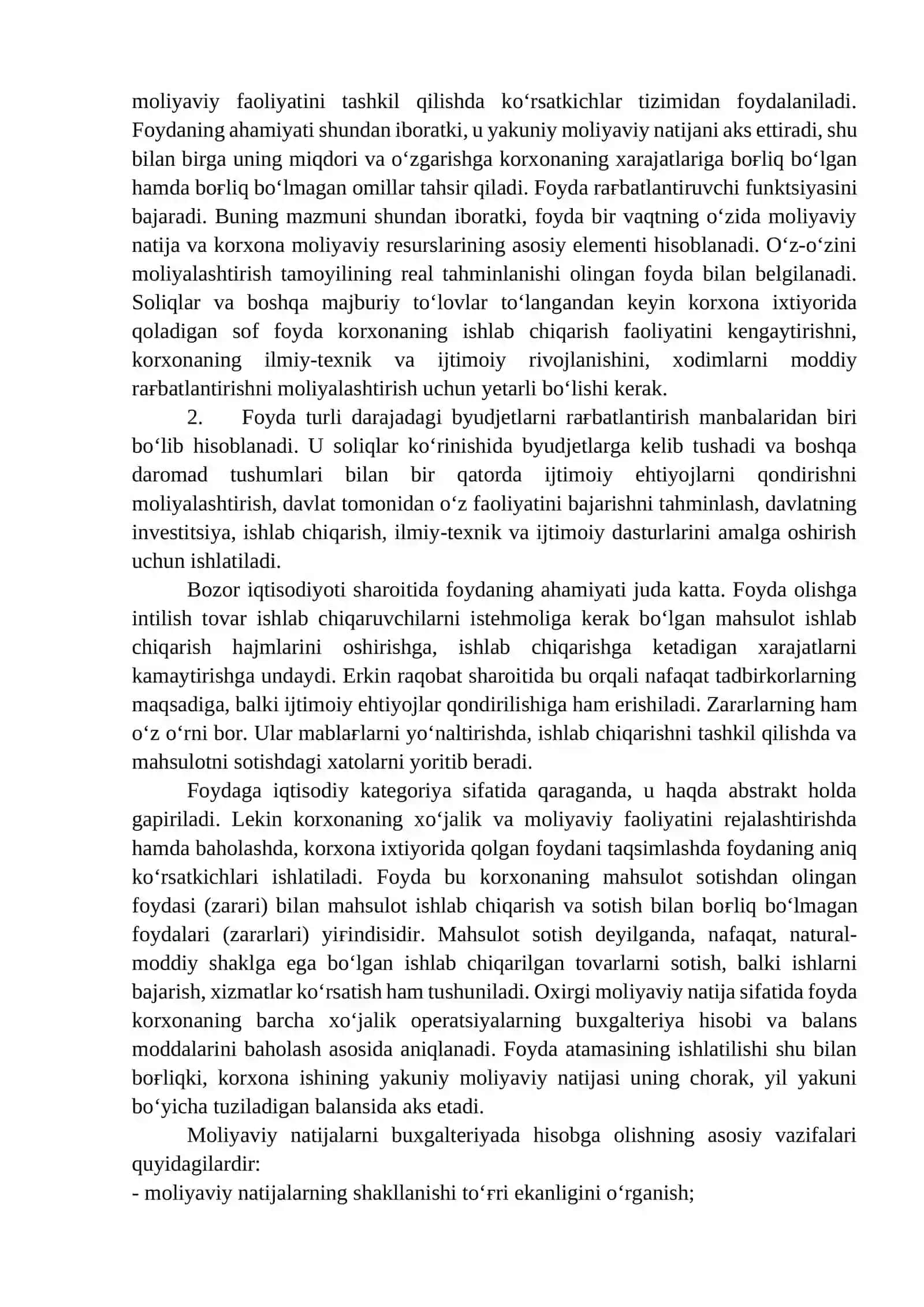Buxgalteriyada moliyaviy natijalarni hisobga olish 2