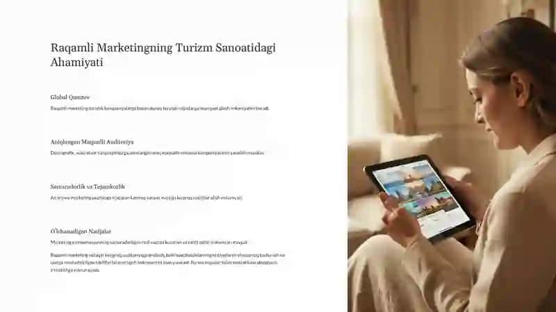 Turizmda Onlayn Platformalar va Ijtimoiy Tarmoqlarning Marketingdagi Roli: Umumiy Ko'rib Chiqish 2