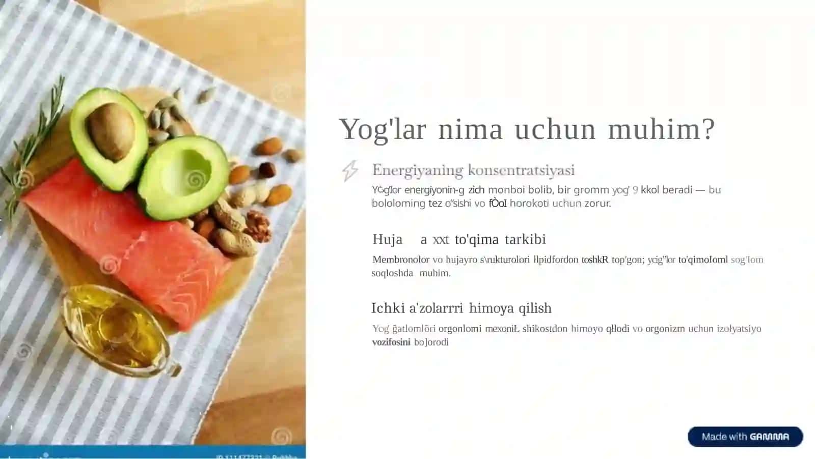 Bolalar ovqatlanishida yog'larning ahamiyati 2