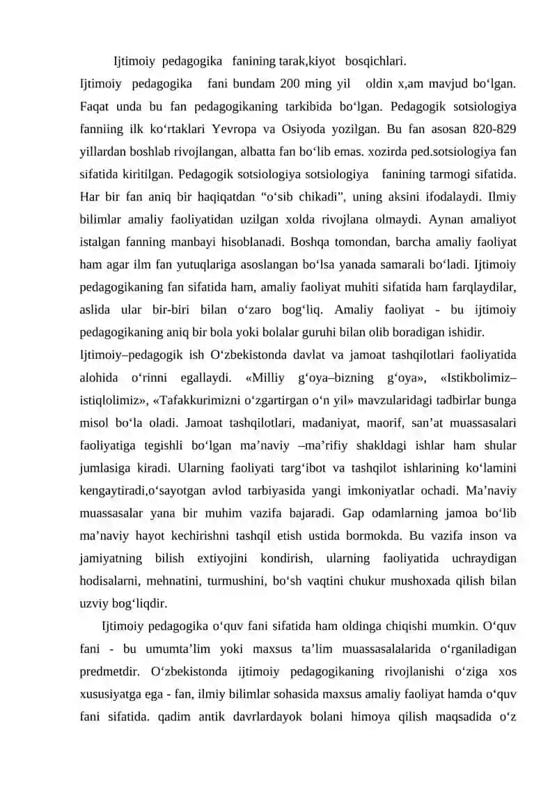 PEDAGOGIK TAQOSLASH FANINING RIVOJLANISH BOSQICHLARI 2