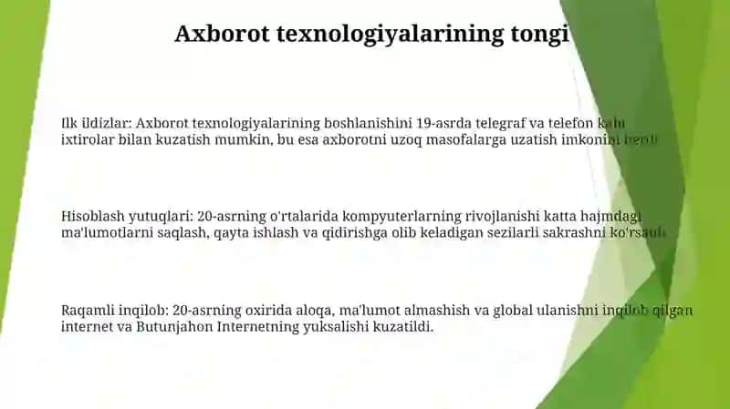Axborot Texnologiyalari 2