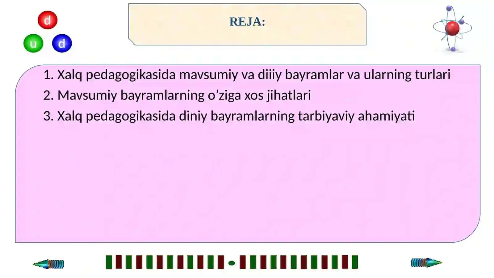 Xalq pedagogikasida mavsumiy va diniy bayramlarning mazmun-mohiyati va tarbiyaviy ahamiyati 2