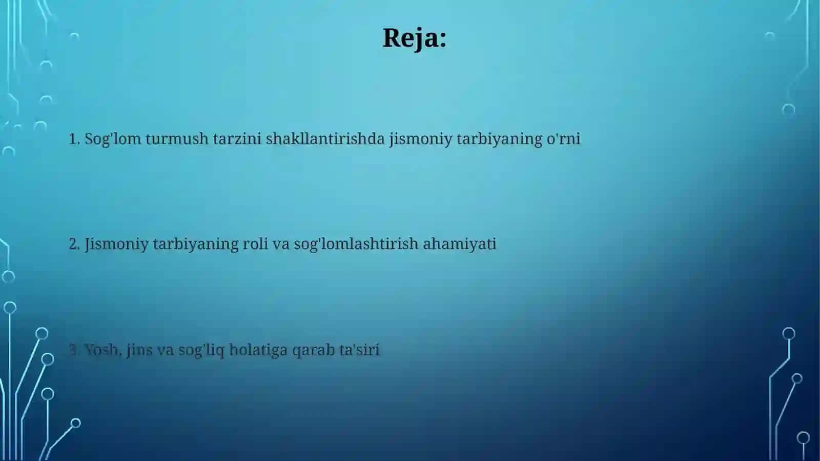 Jismoniytarbiyaningrolivavaleologikahamiyati. Yoshiga,jinsigasalomatlikdarajasiga 2