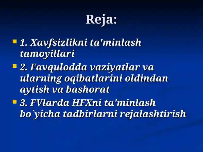 Xavfsizlikni ta'minlash tamoyillari 2