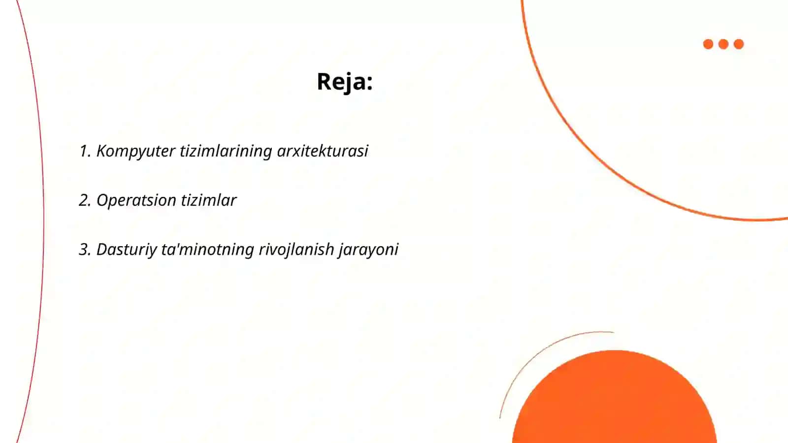 Kompyuter tizimlari 2