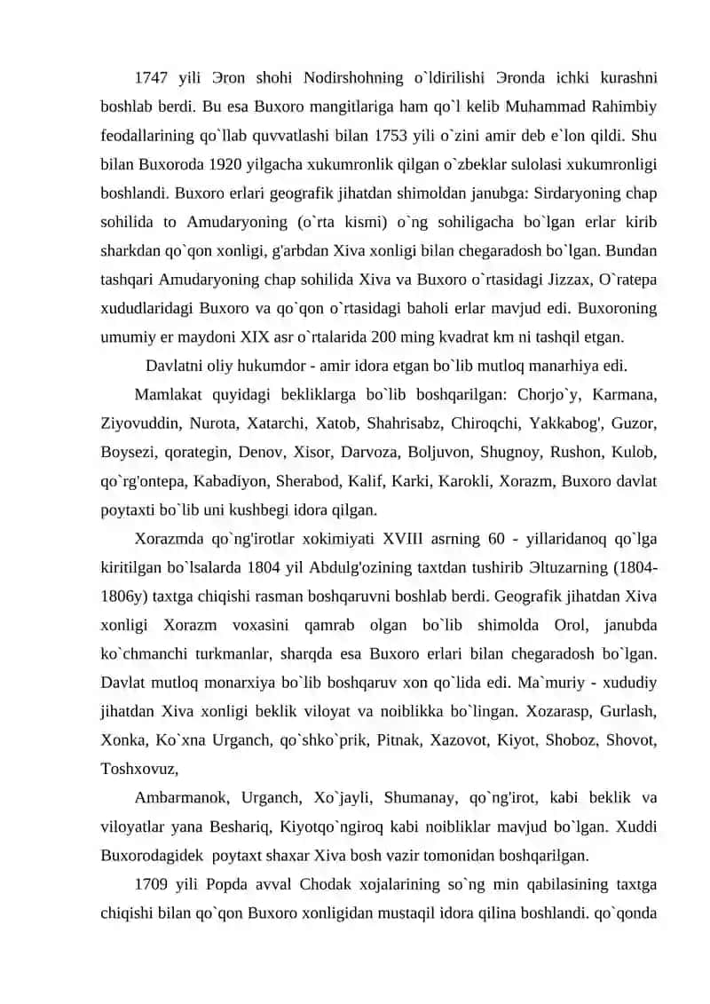 Xonliklar davri tarixiy geografiyasi 2