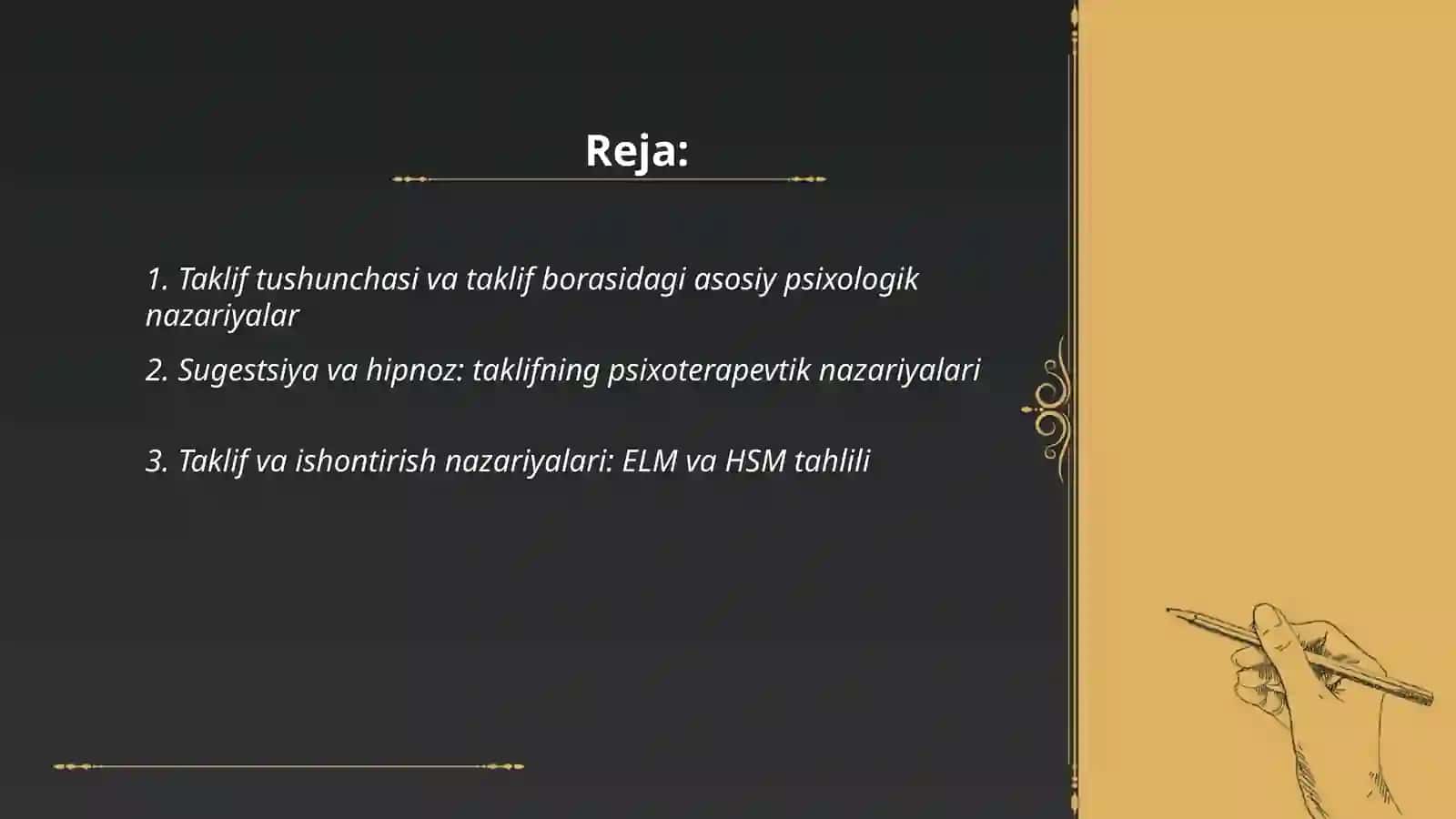 Taklif borasidagi psixologik nazaryalar 2