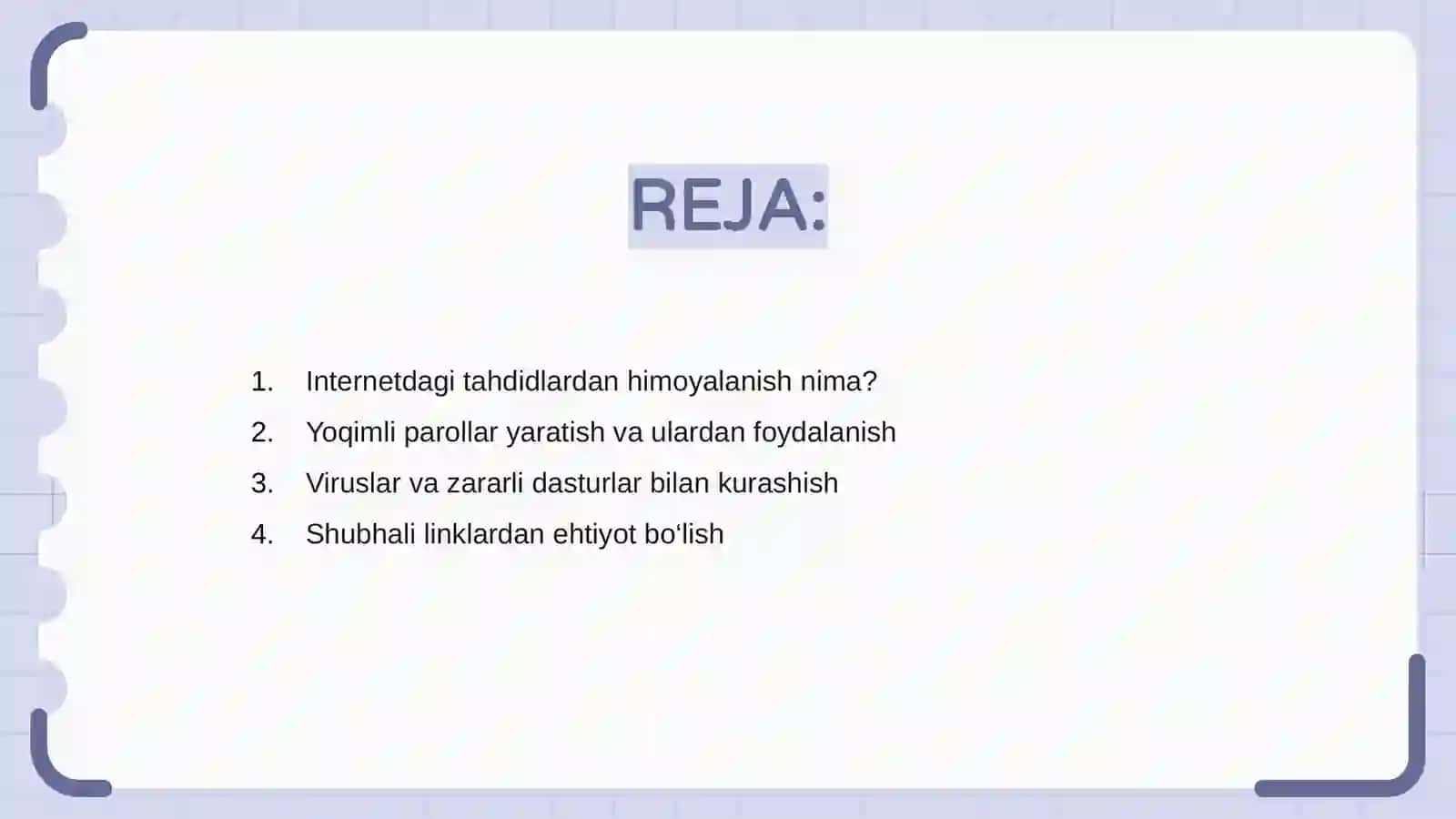 Internetdagi tahdidlardan himoyalanish 2