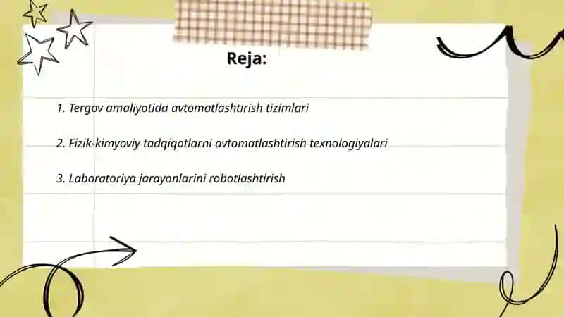 Fizik-kimyoviy tadqiqotlar avtomatlashtirish 2